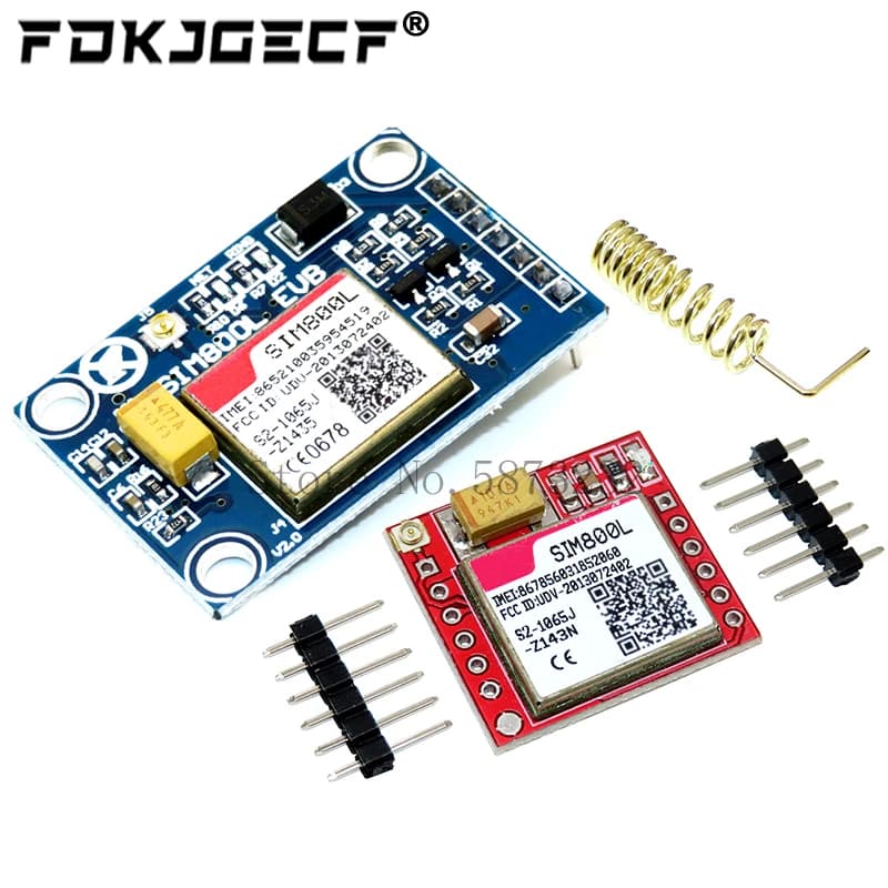 SIM800L GPRS modulo GSM Micro SIM Card Core Quad-band TTL porta seriale Antenna PCB scheda WIFI Wireless per Smart Phone Arduino