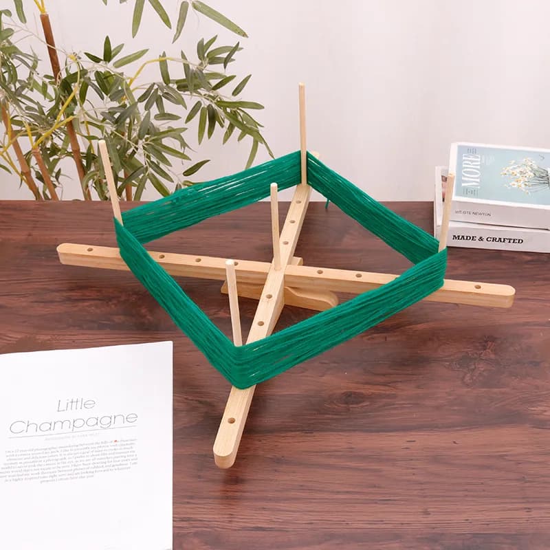 Strumento per maglieria fai-da-te Porta filato in legno Swift & Winder – Strumento per maglieria a mano per lana, filo, fibra | Accessori patchwork fai da te