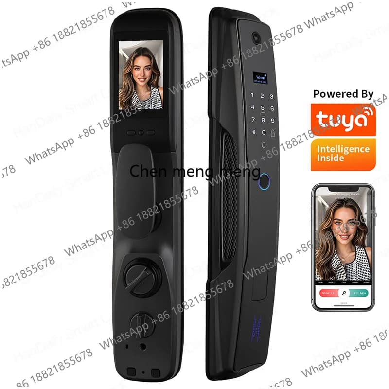 Serratura Intelligente Handaily con Controllo Remoto tramite App Tuya, WiFi, Impronta Digitale, Password e Scheda per Casa