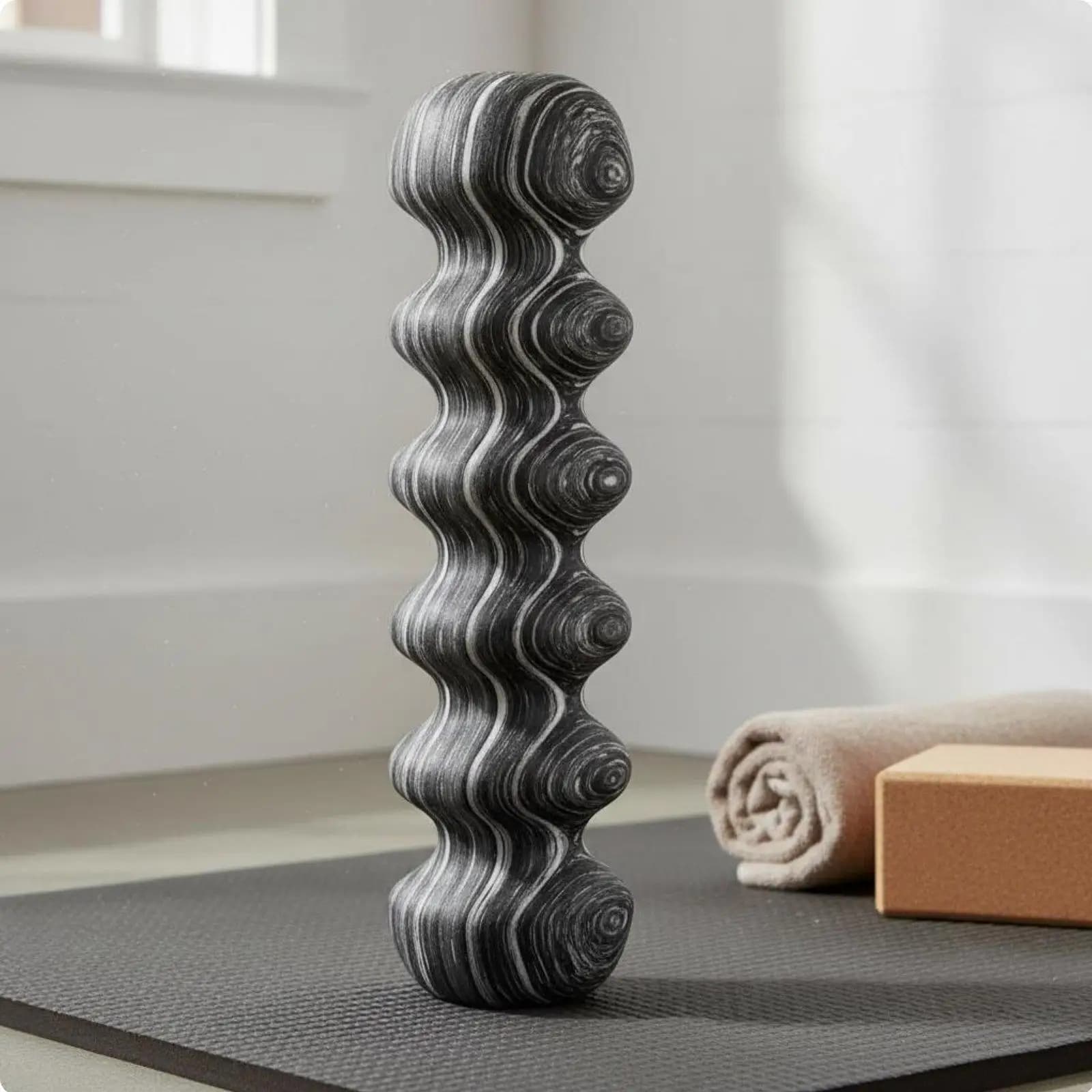 Massage Roller Portable High Density Foam Roller for Athletes, Runners,