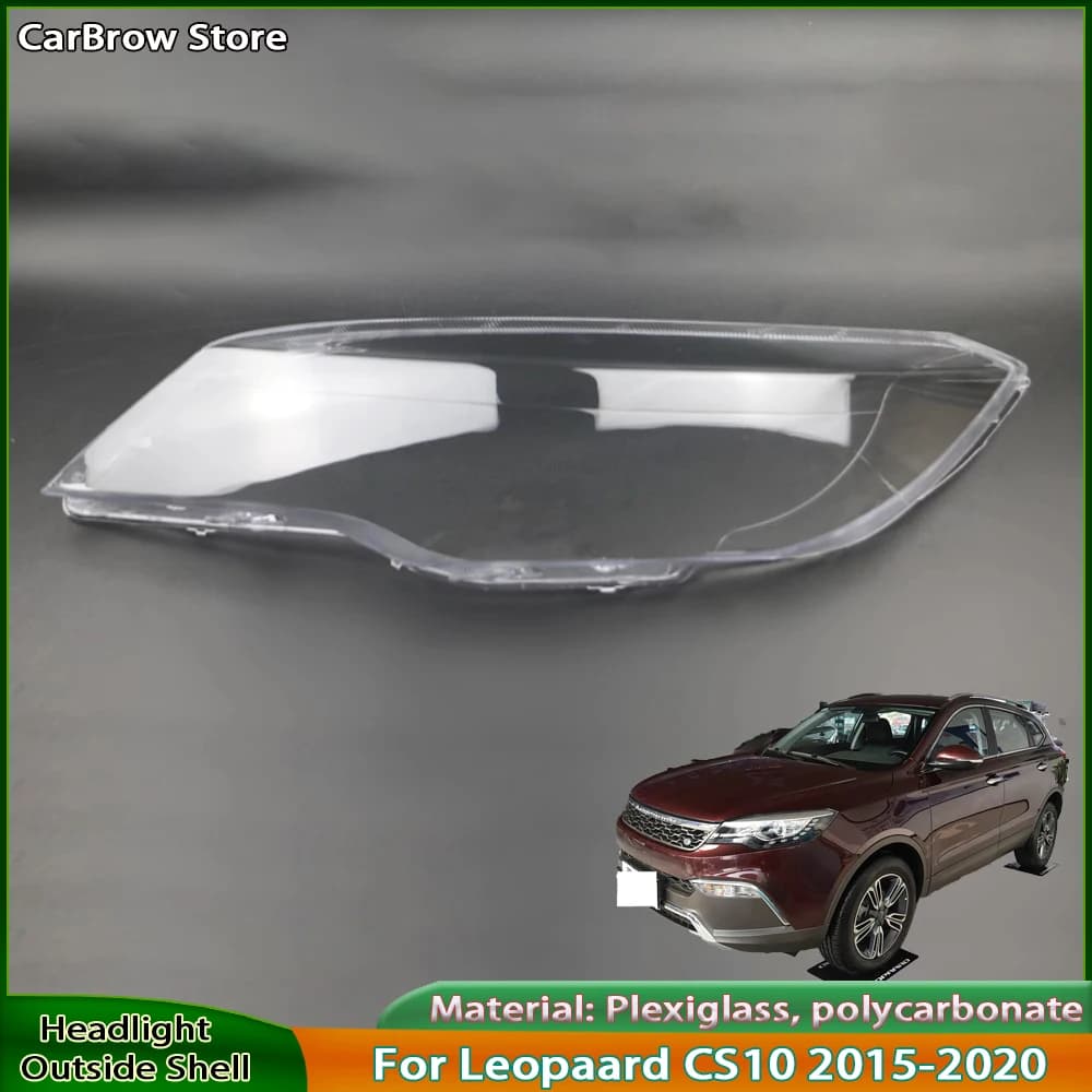 Lampada frontale luce Coperture Borsette Per Leopaard CS10 2015 2016 2017 2018 2019 2020 Auto Faro Anteriore Copertura Paralume Coprilampada