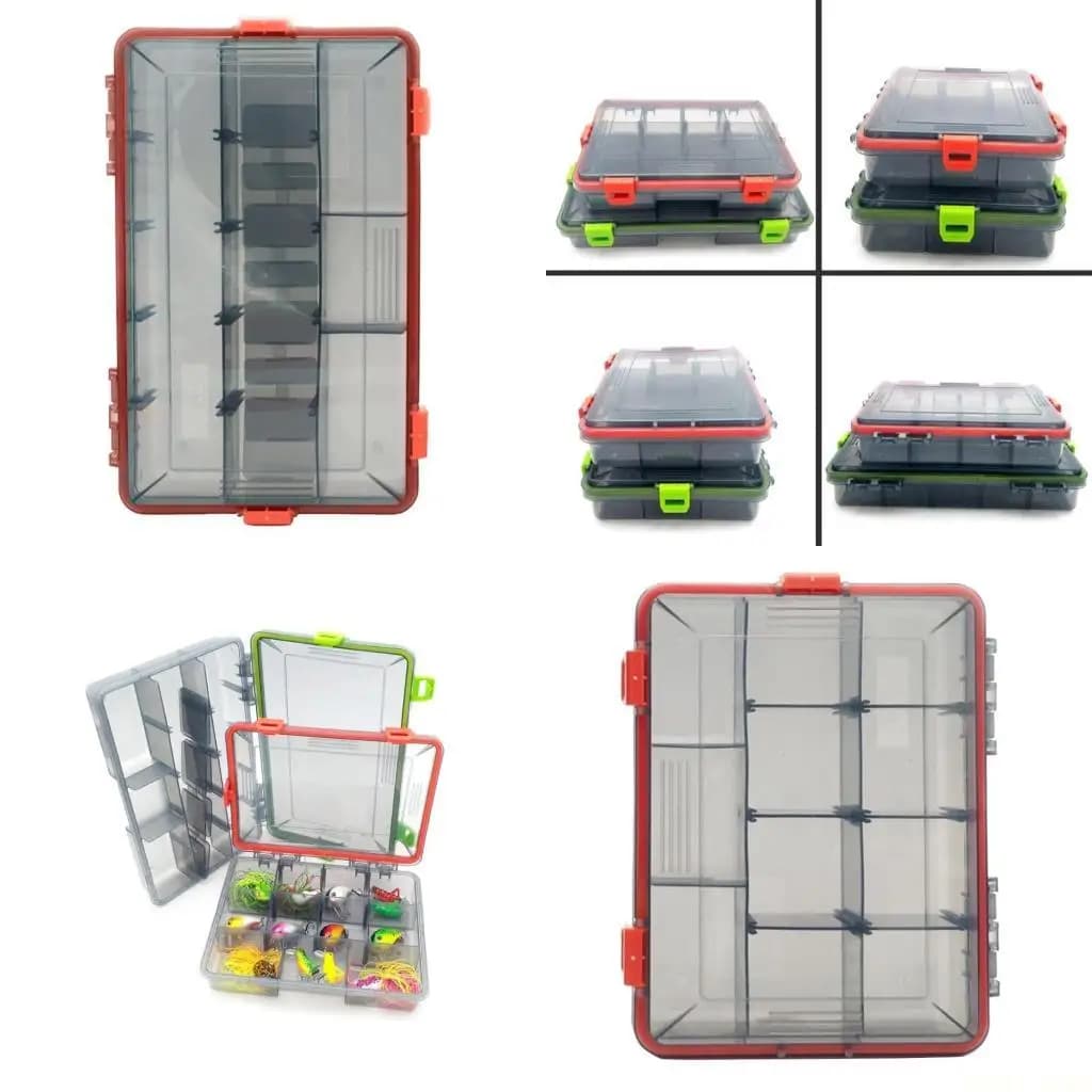 U2JB Waterproof Fishing Equipment Box Fishing Beam Equipment Box Transparent
