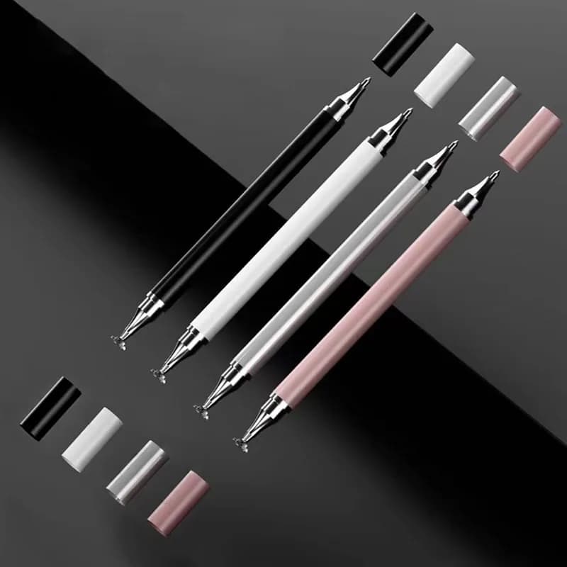 1/2/8pcs 2 in 1 penna stilo universale per tablet mobile Android ios iPad accessori tablet da disegno schermo capacitivo touch pen