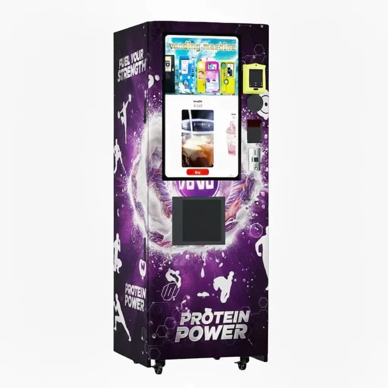 Customized Protein Shake Vending Machine Automatic Smart Touch Screen Commercial Self Service Whey Powder Vending Equipment