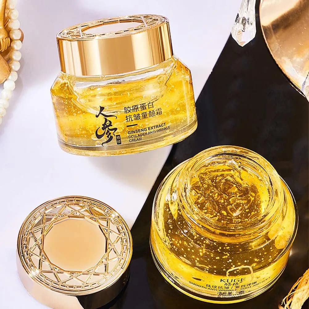 Ginseng extract collagen anti-wrinkle moisturizing cream for the face Anti aging reduces the thin hydrating lines for skin care