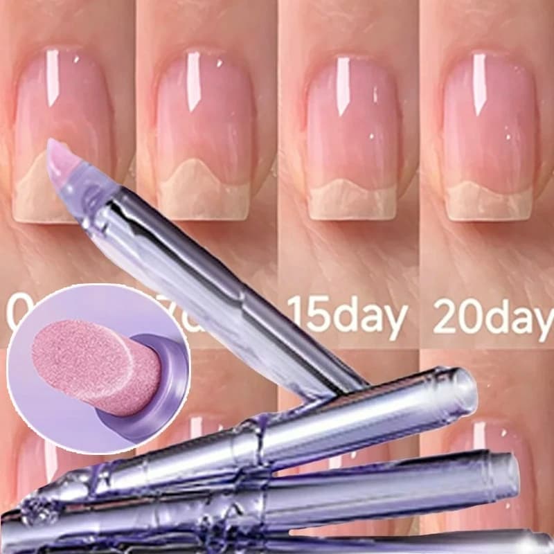 Penna per olio per nail art 3 in 1 Anti Cracking Idratante Esfoliante Ruota Penna per la cura delle unghie Strumenti per matita per la rimozione della pelle morta e delle cuticole