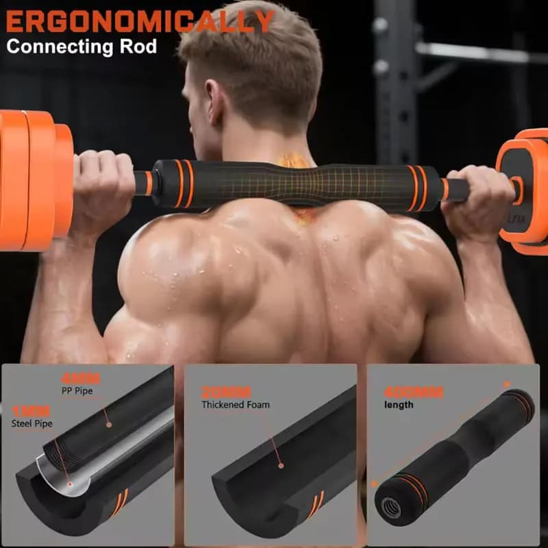 Set di Manubri Regolabili a Prezzo di Fabbrica | Set di Pesi Multifunzione per Palestra Domestica | Set Combinato di Manubri/Bilancieri/Kettlebell 2026