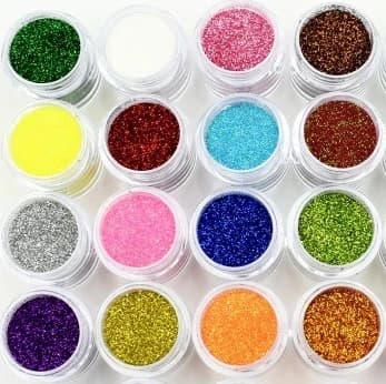 Glitter e Paillettes Scintillanti, Polvere Glitterata Luminosa, Cosmetico per Trucco Occhi, Viso e Corpo, Ideale per Feste e Spettacoli