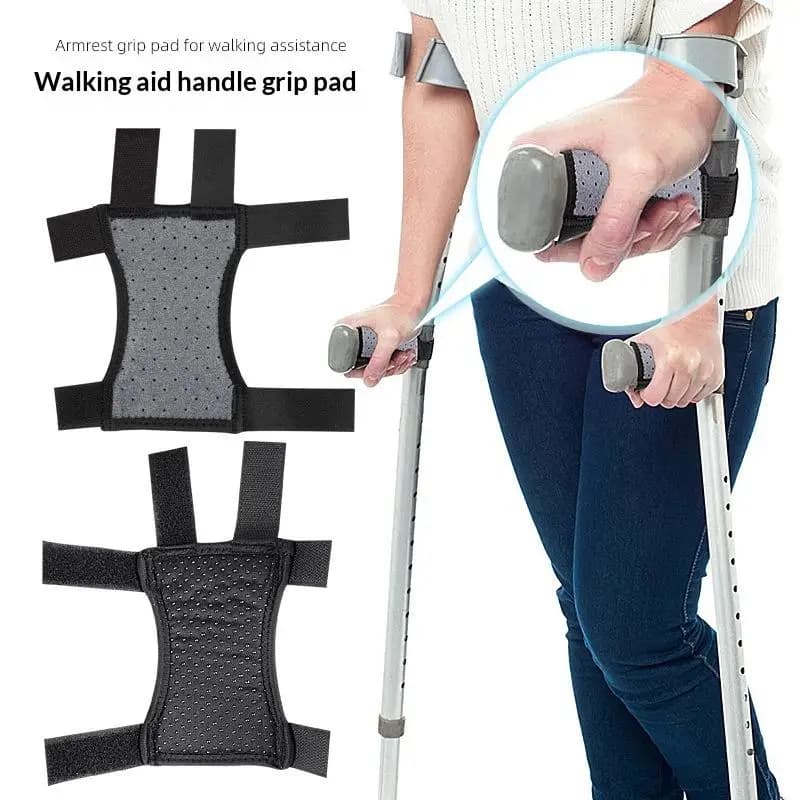 (BF06)Forearm Crutch Pad Comfortable Padded For Adult Washable With Magic Sticker Forearm Crutch Accessory Forearm Crutch Cover