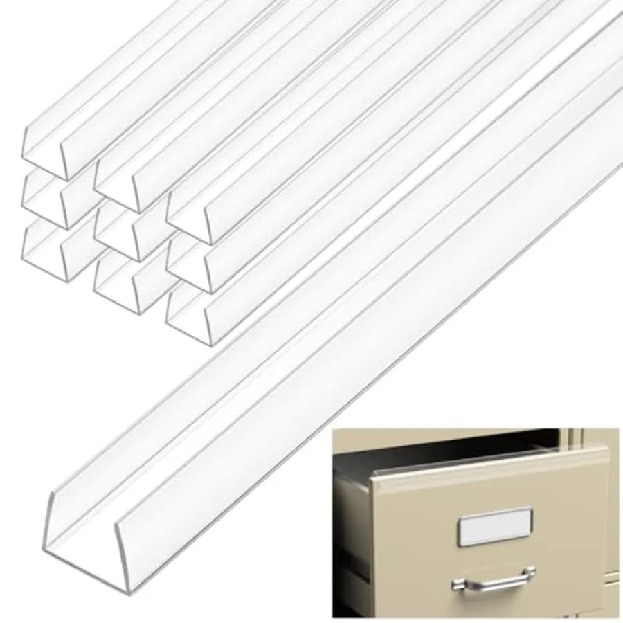 24 Pcs 3/8" x 9/16" x 9/16" Rope Light Track Plastic Channel U Clear PVC Light Mounting Track Led Neon Flex Mounting Holder for