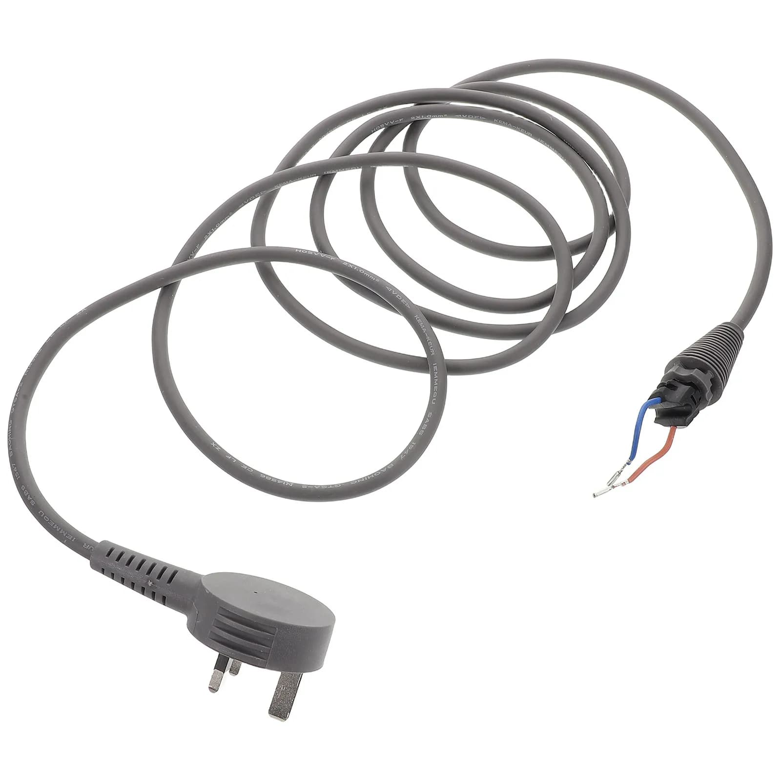 Replacement Power Cord For Hair Dryer Compatible With Uk Plug Durable Electrical Repair Cable Long Reach Safety Certified