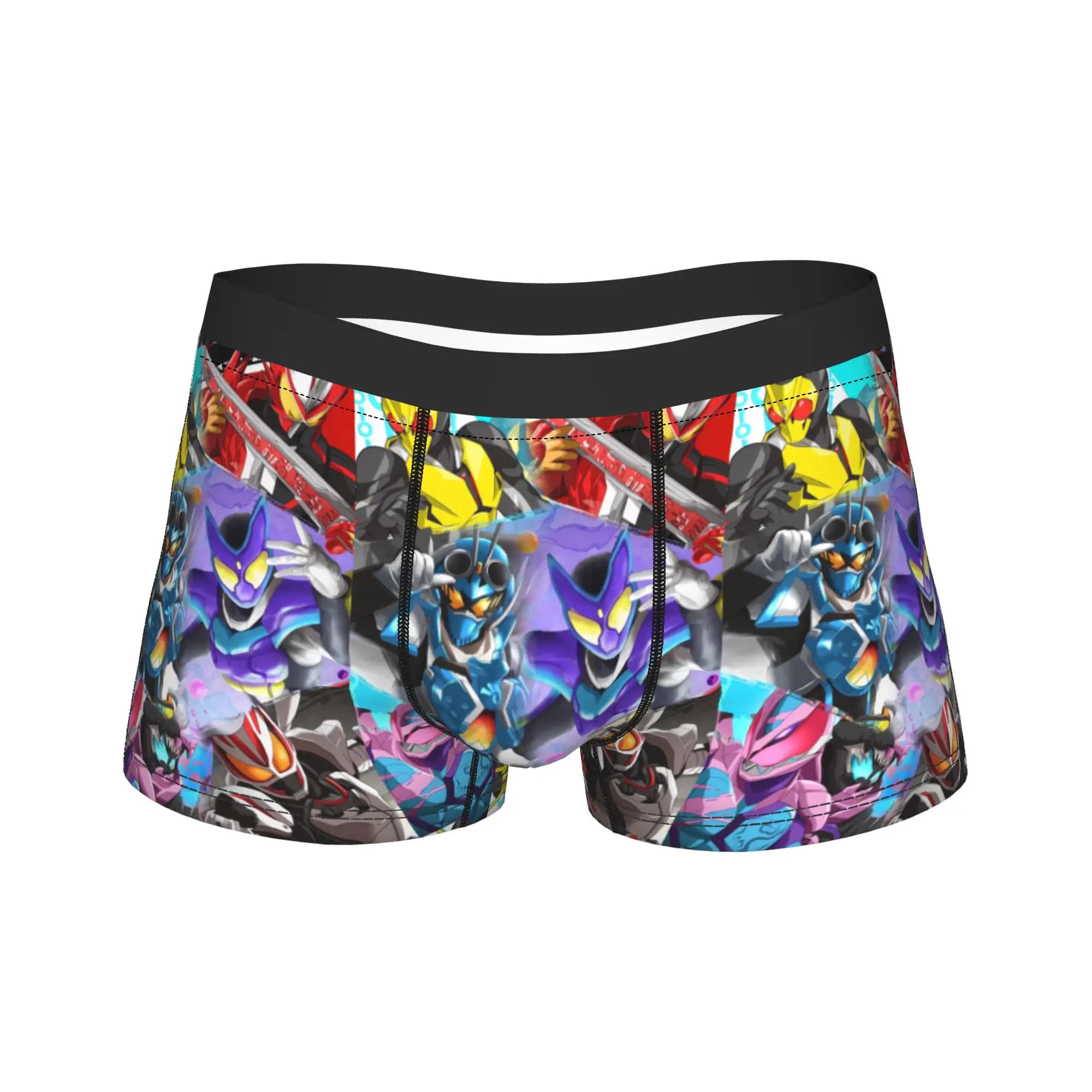 Reiwa Kamen rider (4) Underwear Comfortable Panties Printing Shorts Briefs For Man Pouch Oversize Trunk