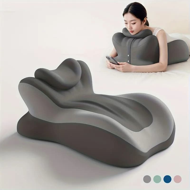 Cuscino/cuscino per dormire per la lettura della posizione profonda o utilizzando il tuo telefono mentre sdraiato Cuscino di supporto per le gambe del collo Cuscino da lettura