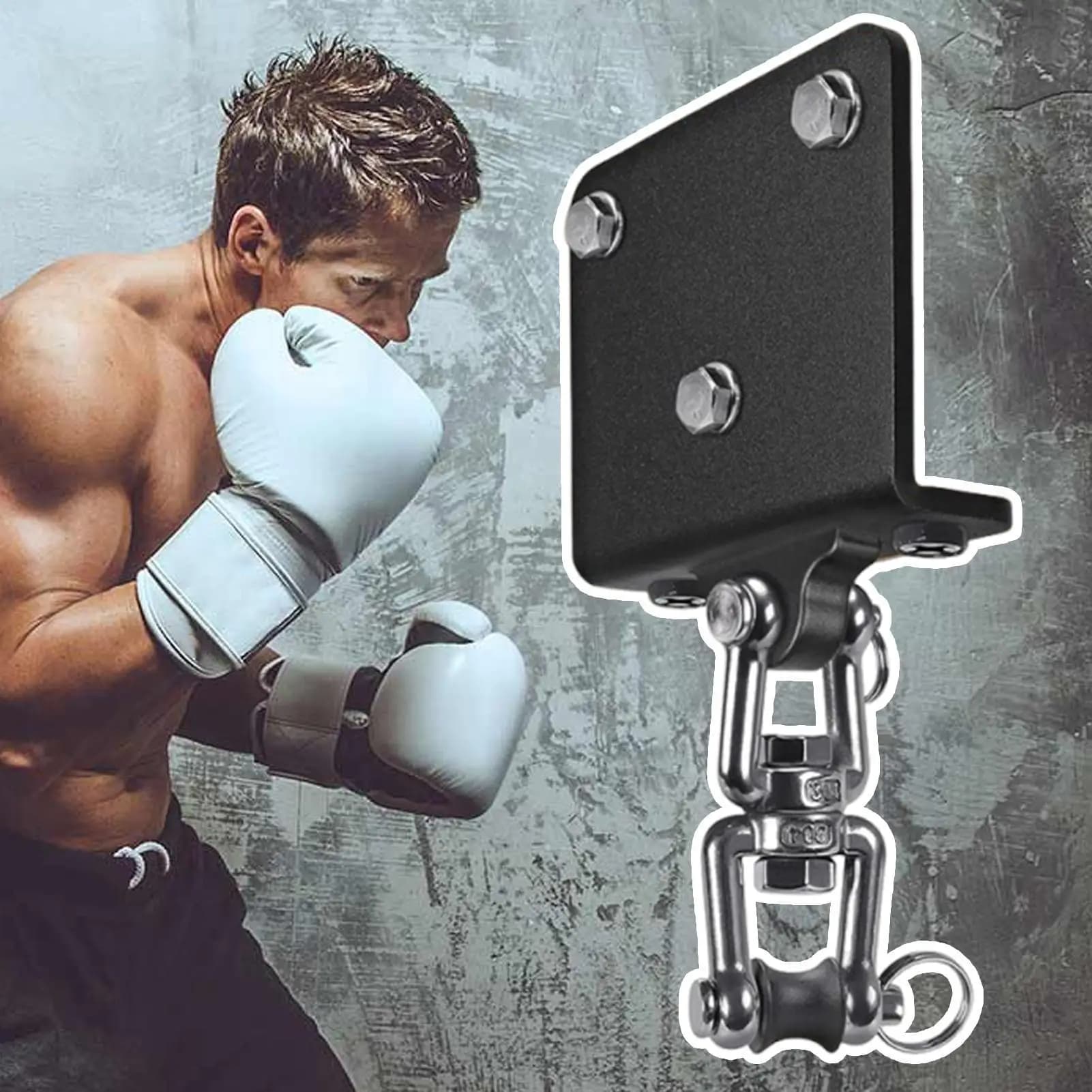 Heavy Duty Ceiling Mount Punching Bag Hanger Gym Home Garage Basement Exercise Equipment for Adults Training Fitness