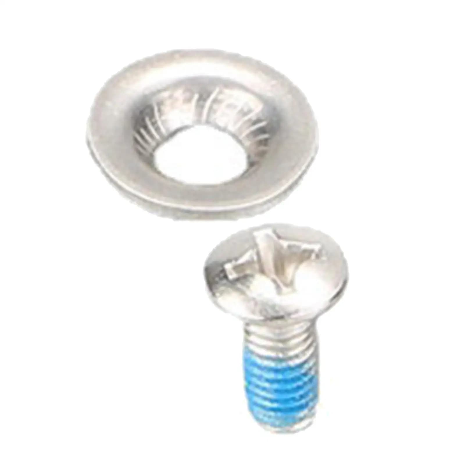Snowboard Fixings Kit Metal Mounting Screws and Countersunk Washers Set for Bindings Repair and Replacement