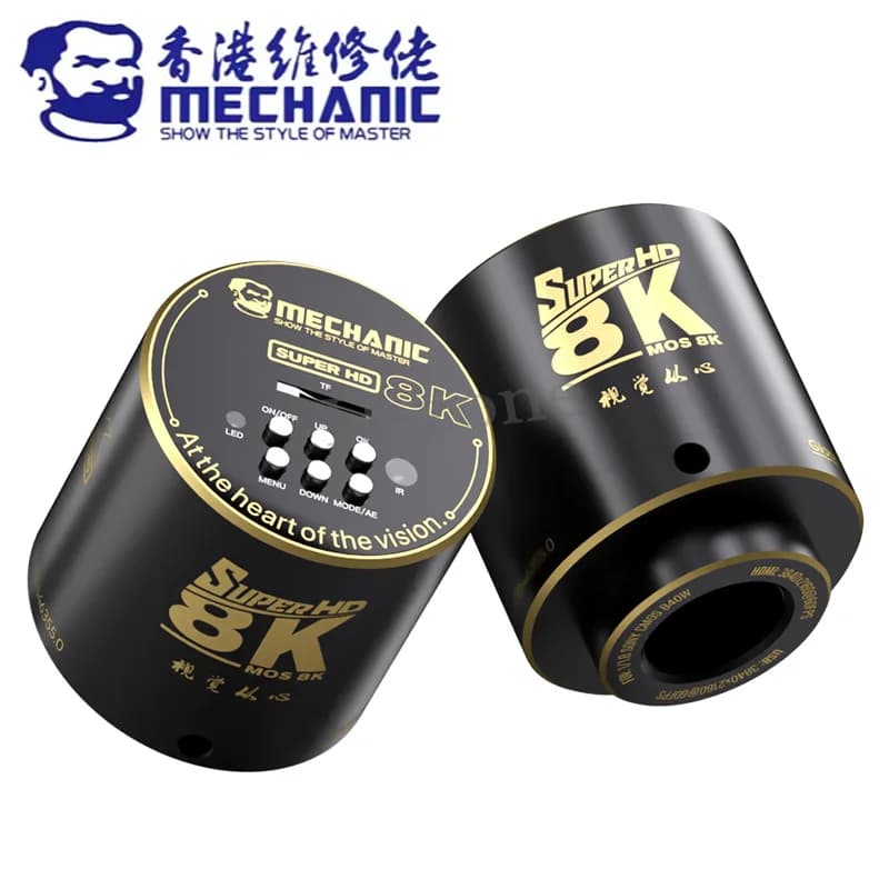 MECCANICO MOS-8K Microscopio HD Macchina Fotografica Industriale 41MP HDMI USB Doppia Interfaccia per la Riparazione Del Telefono Mobile PCB Chip Strumenti di Saldatura