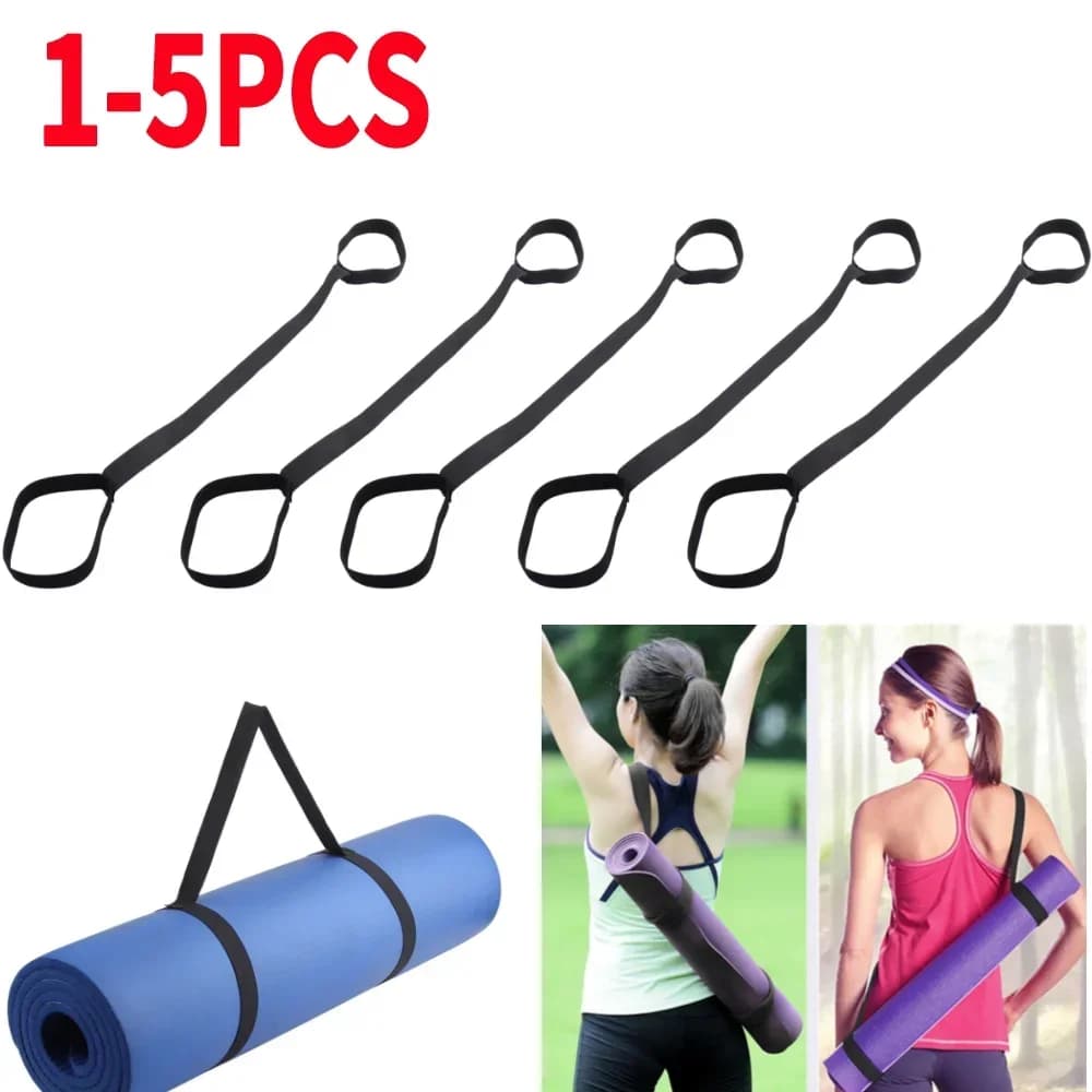 1-5PCS yoga mat strap Adjustable strap for yoga mat support Elastic strap for sports belt strap for all size of mat