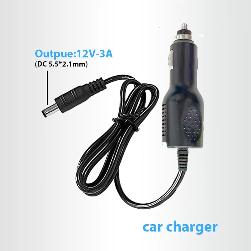 Caricabatteria da auto VANPA 12V per centrale elettrica portatile