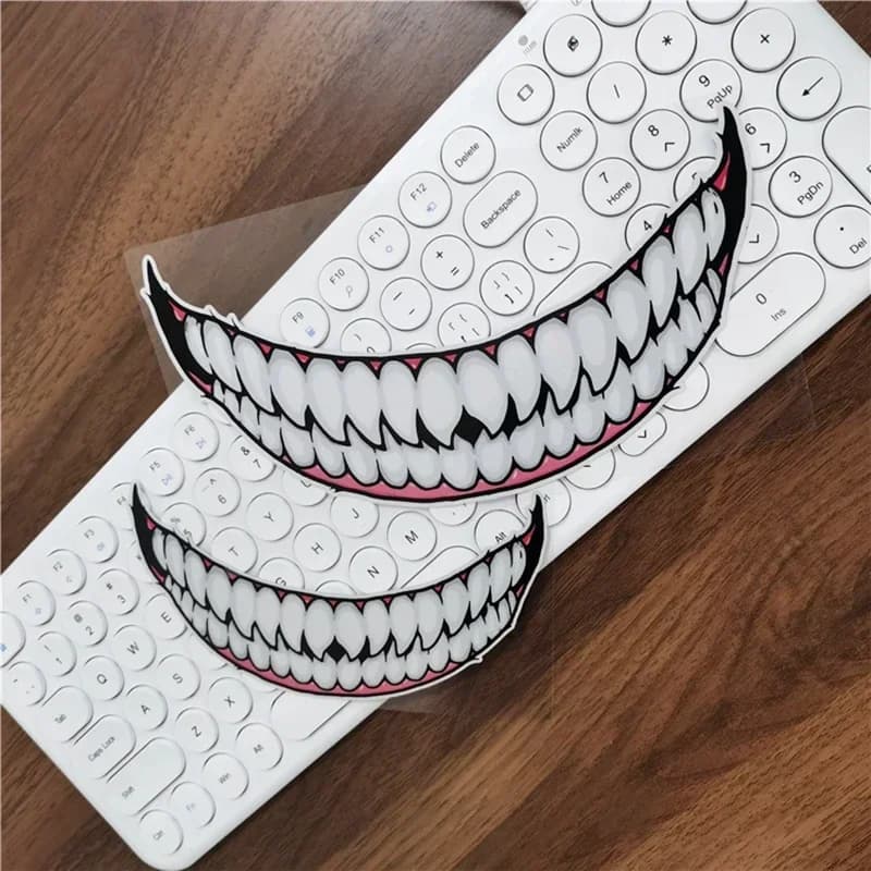 Adesivi per lo styling dell'auto Modificati Paraurti automatico Finestra del corpo Casco del motociclo Fue Decalcomanie del serbatoio per la lingua dei denti del eroe classico Venom