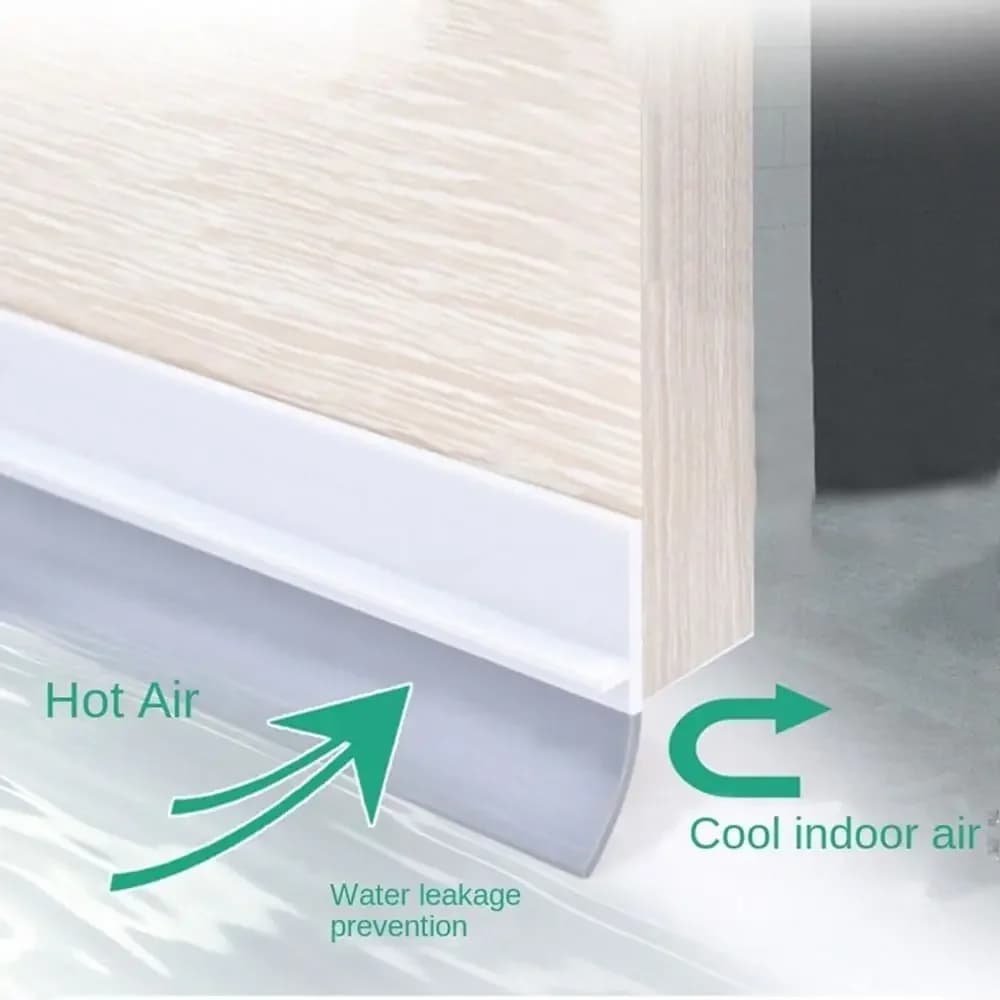 Noise Reduction Door Draft Stopper Self-adhesive Insect Prevention Weather Stripping Thickened 100cm Sound Barrier Bedroom