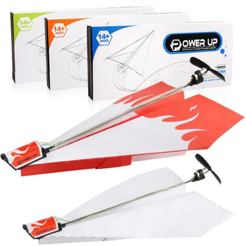Air Rc Foldable Paper Model DIY Motor Power Rc Aircraft Toy for Kids Air Model