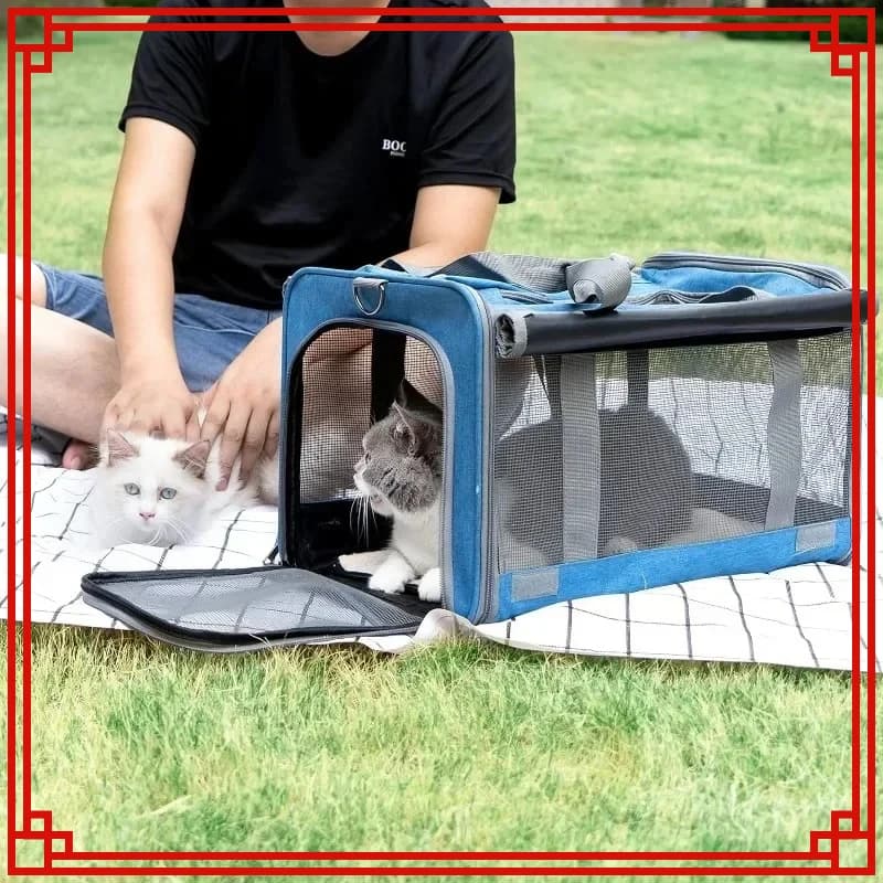 Cuscino per animali domestici Cuscino per auto per cani e gatti Gabbia per animali domestici in rete Cuscino per cani Gita per auto da viaggio Borsa traspirante Zaino per gatti 00