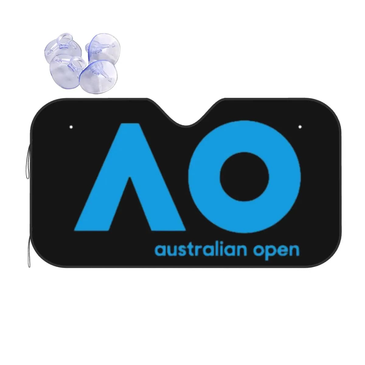Australian Open AO (versione blu) Parabrezza parasole Parabrezza anteriore per auto Finestra Parasole Accessori Coperture