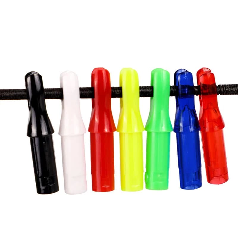 100 pz. Nock per Frecce da Tiro con l'Arco ID 6.2mm, Inserti per Nock di Frecce, Accessori Fai-da-te per Coda di Freccia, per Tiro al Bersaglio, Caccia e Tiro con l'Arco