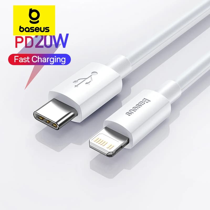 Baseus USB tipo C PD 20W cavo per iPhone SE 11 12 13 14 Pro X XS 8 cavo USB C veloce per iPhone tipo C cavo di ricarica