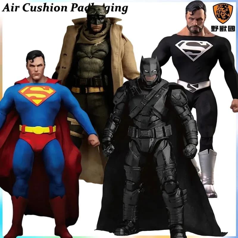 BEAST KINGDOM Genuine Dynamic 8ction Heroes Serie DAH-014 DAH-018 DAH-045 Batman Superman Modellini Action Figure in Scala 1/9