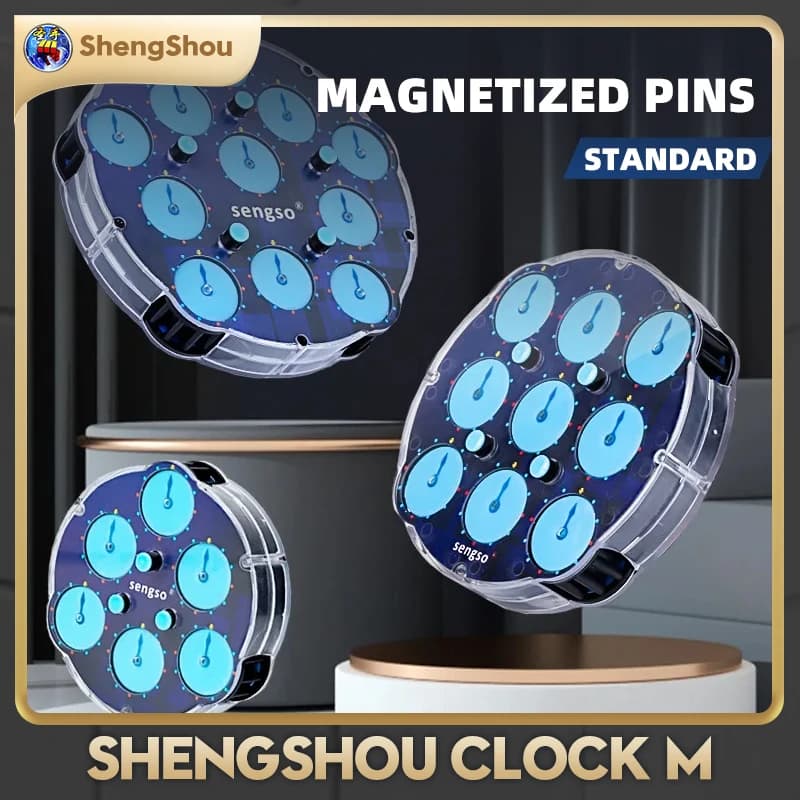 Orologio magico di velocità ShengShou Puzzle di velocità magnetica Cubo educativo Fidget Puzzle 3D Giocattolo per regali per bambini e adulti