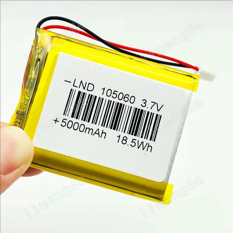 105060 Localizzatore GPS per batteria ricaricabile ai polimeri di litio da 3,7 V 5000 mAh Luce LED universale