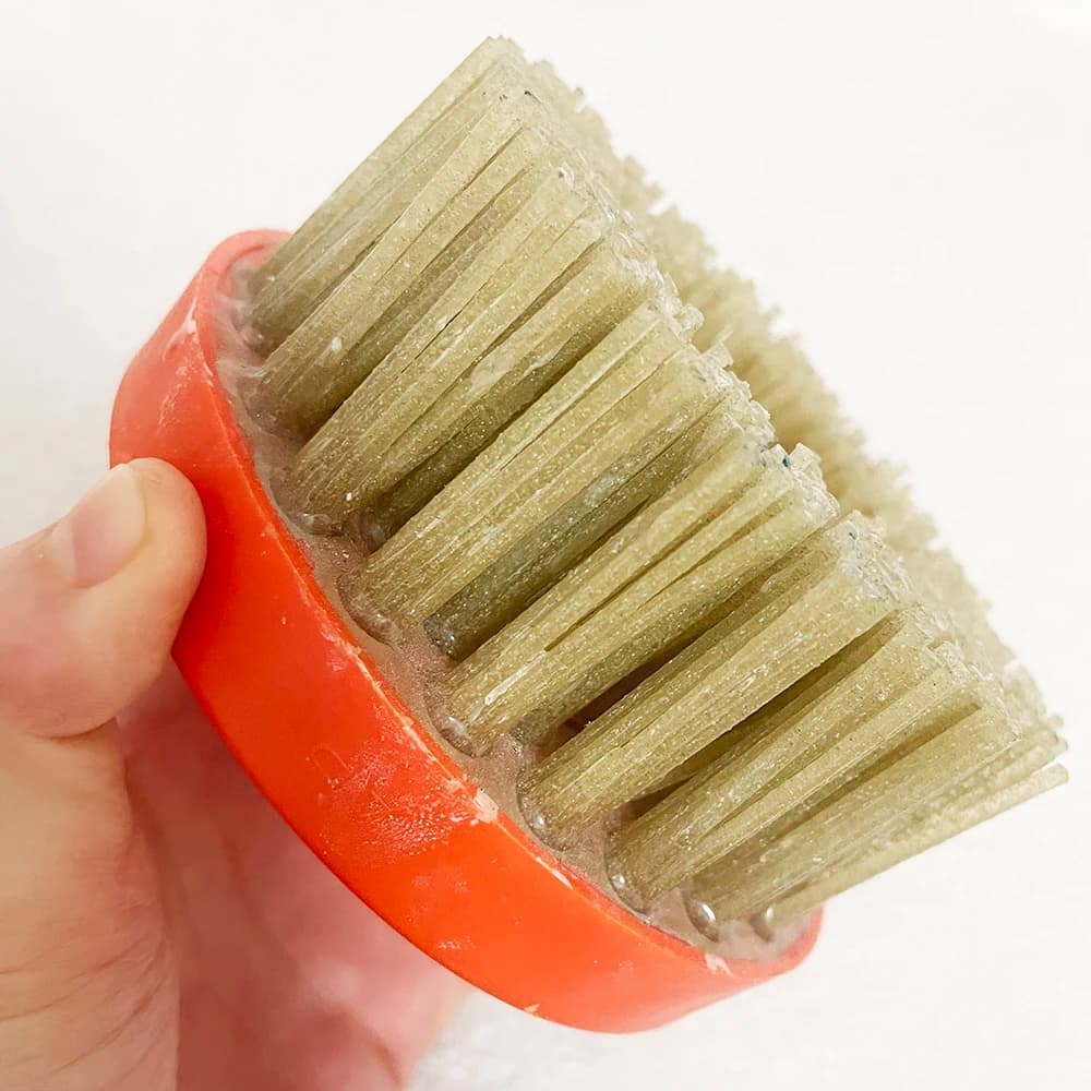 Spazzola circolare rotonda con legame abrasivo diamantato da 5 pollici 130 mm per lucidatura per la pulizia della porcellana di granito di marmo di pietra