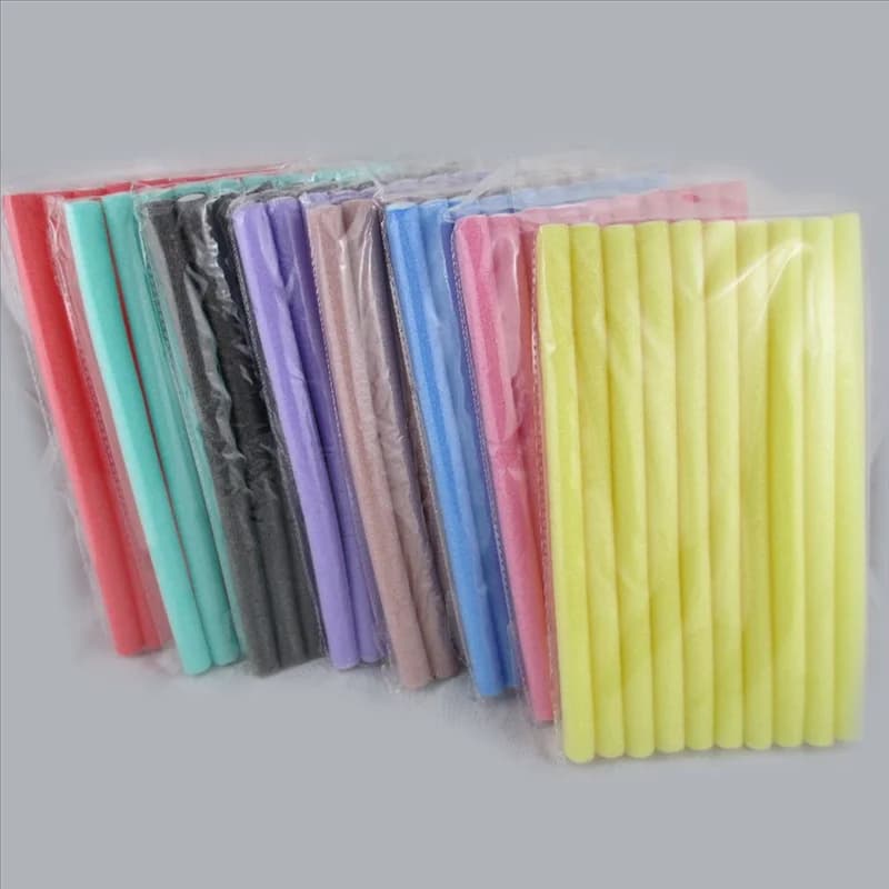 EIEI Fast Shipping Wholesale 40 Pz Lotto Bigodini Maker Foam Soft Bendy Twist Styling Bigodini Tool For Women