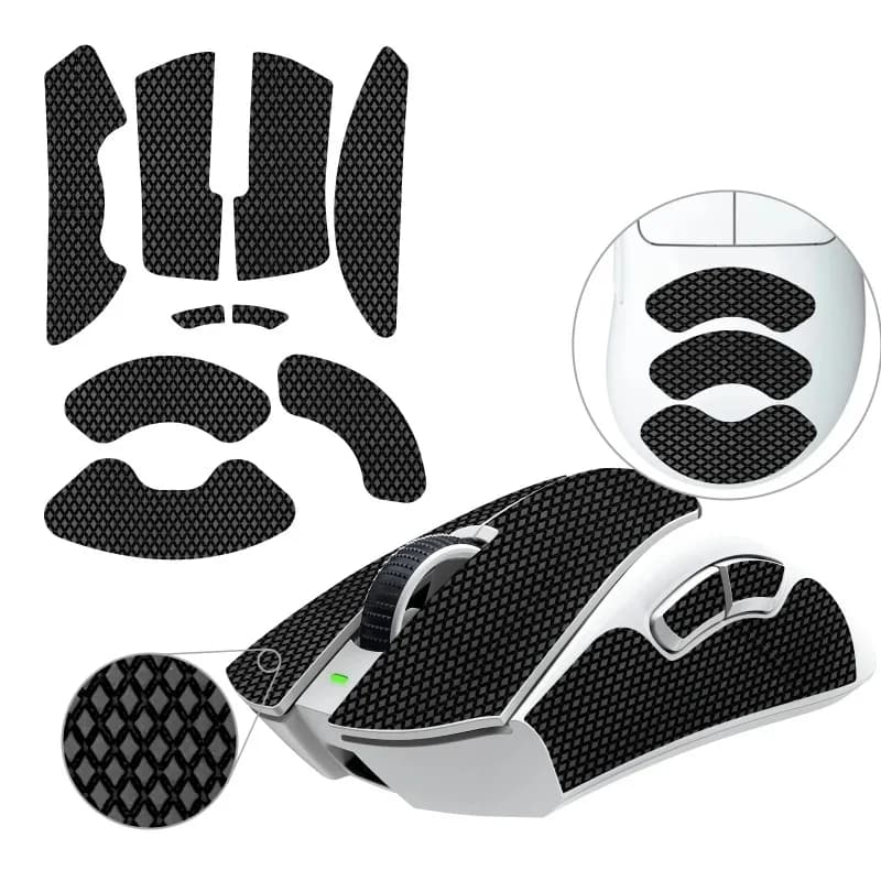 1-2 Set Mouse Anti-slip Grip Wall decal For Razer Deathadder V4 PRO Mouse Anti-slip Tape Anti-Sweet Texture Exquisite