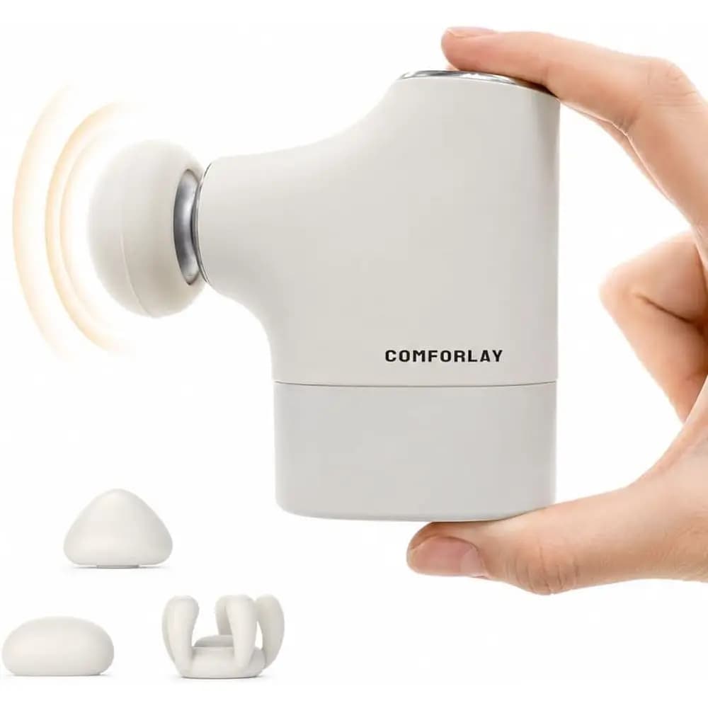 Complete Massage Gun and Portable for Textile Relief - Ideal for Travel, Sport, Home and Office