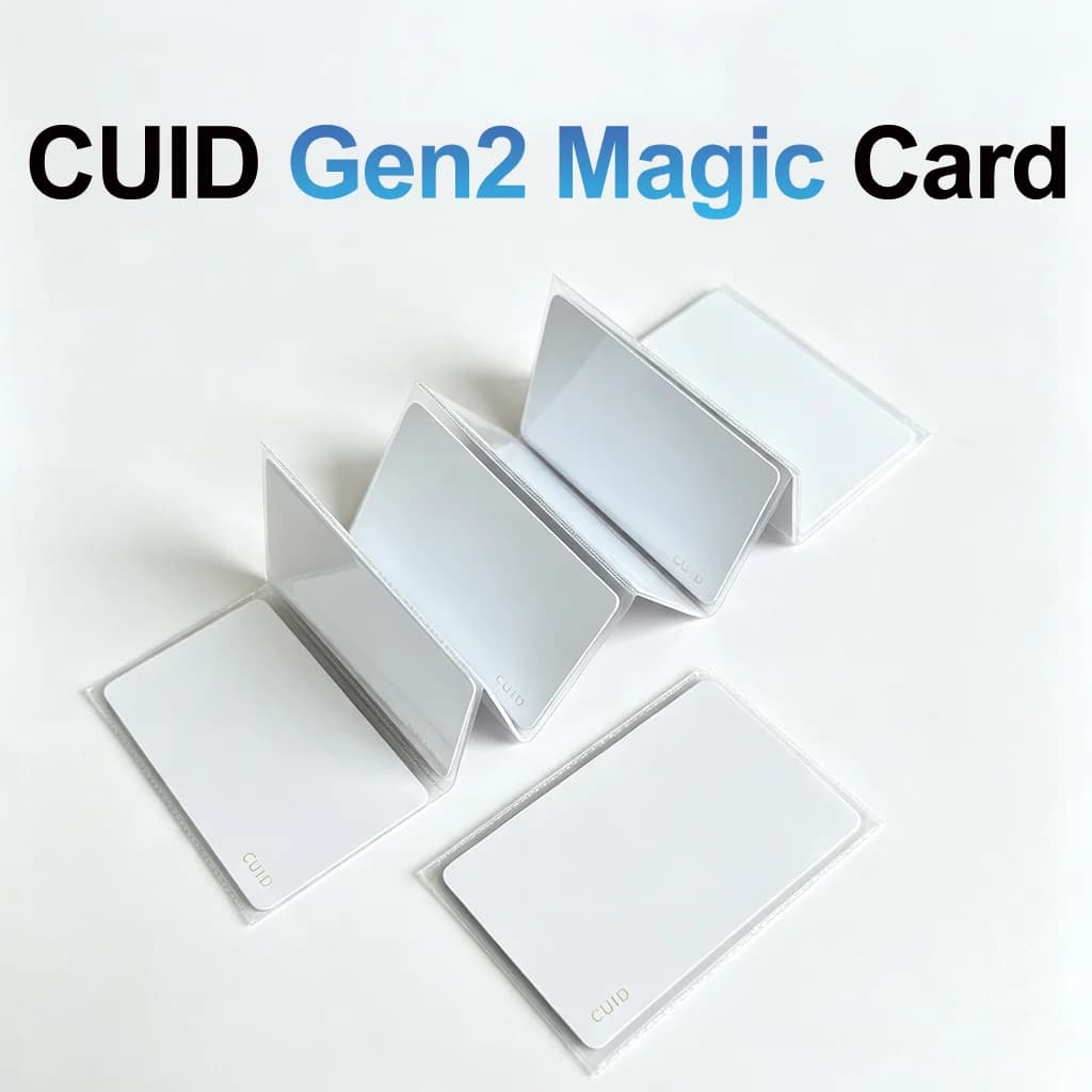 CUID Gen2 Rewritable NFC Tag 1K 13.56MHz Block 0 UID Changeable RFID Sticker M1 S50 Compatible for Access Control Cloning