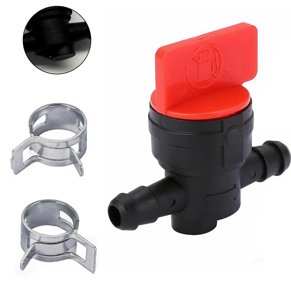 Terminal Gasoline Faucet + 2 Terminals Accessory Mounting Tube Part Replacement Tool Diesel connection For 6-8mm Garden