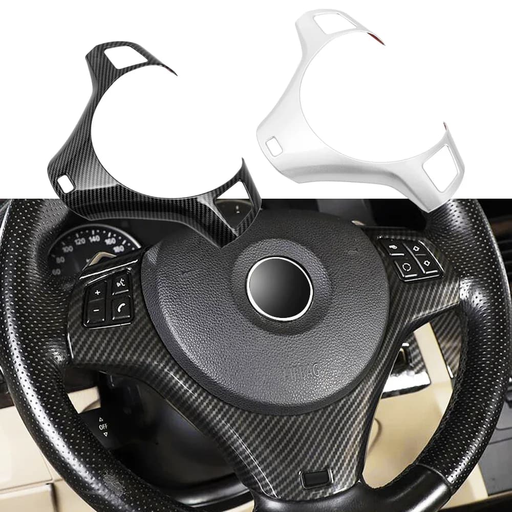 1 Pz Carbon Fiber For BMW E90 Series 3 2005 - 2012 Car Wheel Cover Decoration Trim Frame Wall decal Car Accessories
