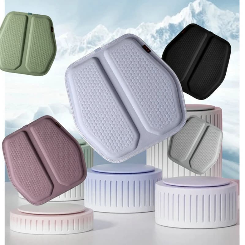 Auto Gel Cooling Seat Bearing Office Chair Bearing for Home in Fresh Ice Silk And Breathable Honeycomb 3D Car Accessories
