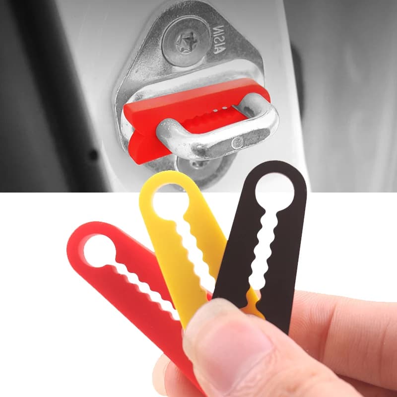 Universal Car Door Lock Damper Buffer For Toyota Nissan VW Hyundai KIA Peugeot Deadener Seal Shock-Absorbing 2004 2020 2023 2024