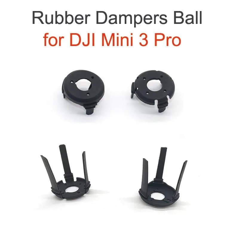 Ammortizzatori in gomma cardanica originali per DJI Mini 3/3 Pro/4 Pro Cuscino smorzante sinistro e destro Parti di riparazione drone con sfera ammortizzatore