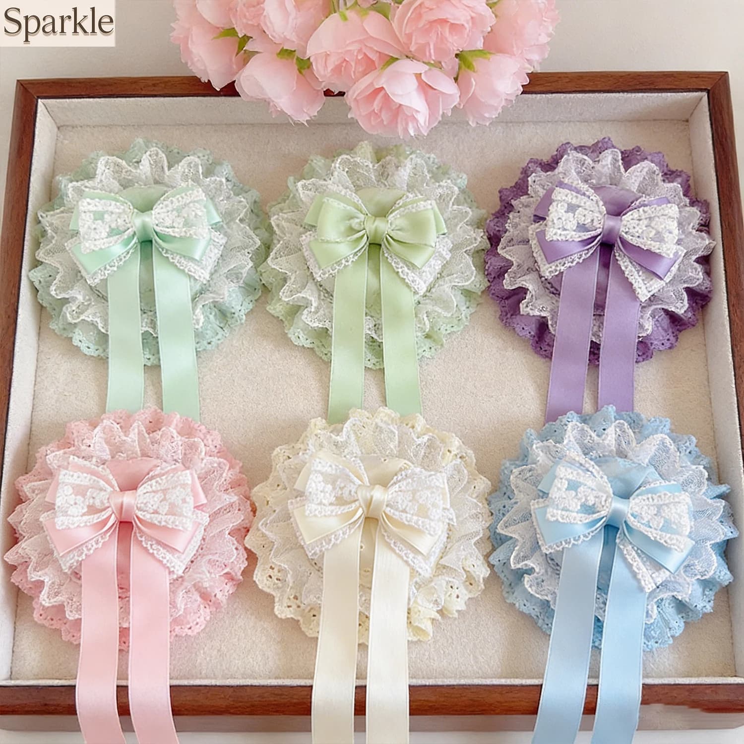 Fermaglio per Capelli Elegante Stile Lolita 2026 per Ragazze, Accessorio per Abbigliamento, Copricapo Squisito, Fermaglio per Capelli alla Moda