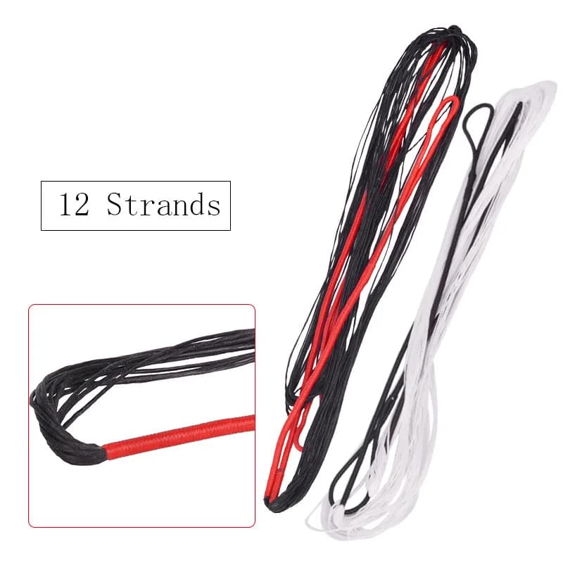 Archery Bow String 58/60/62/66/68/70Inches 12Strands Longbow Recurve Bow Target Hunting Shooting Accessories