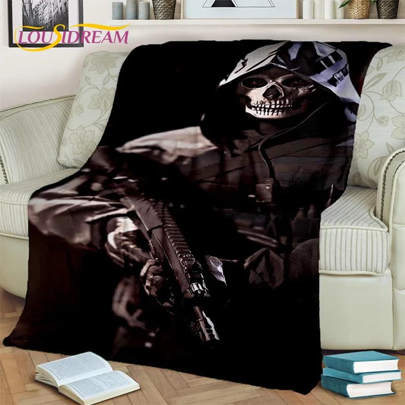 3D Call of Duty,COD Game, Gamer HD coperta, coperta morbida per la casa camera da letto divano Picnic Travel Office Cover coperta per bambini
