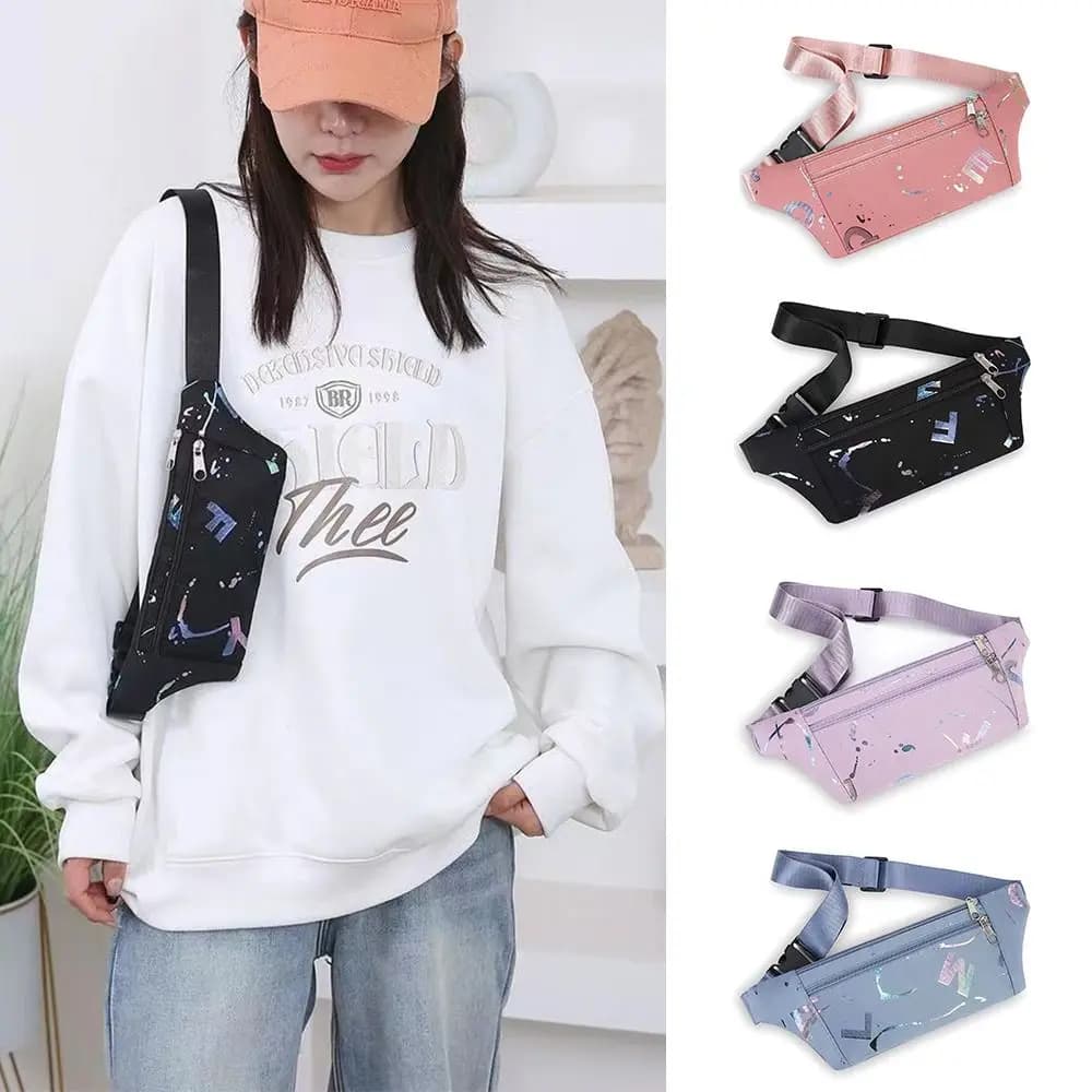 Marsupio da donna popolare di moda borsa a tracolla sul petto in Nylon marsupio Casual multifunzionale per le donne
