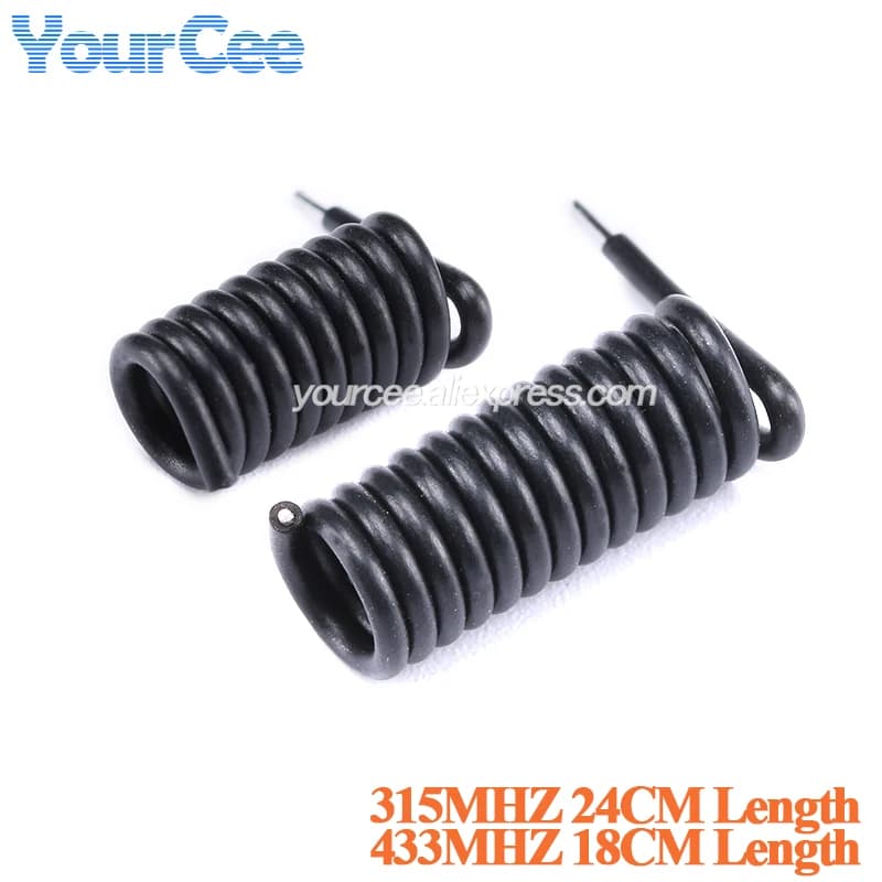 50 pz/5 pz Antenna a Molla 315Mhz 433Mhz per Trasmettitore Ricevitore Wireless a Lunga Distanza per Controllo Remoto Wifi Spirale in Gomma