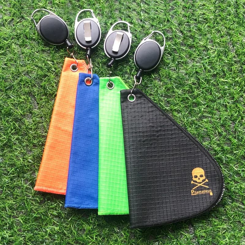 2026 New Korean Style Golf Towel Microfiber Golf Club Ball Cleaning Wipe Portable Golf Accessory