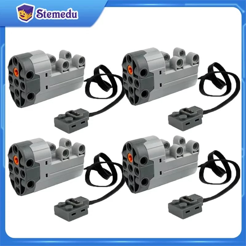 1/2/4PCS Servomotore Sterzo 88004 Compatibile MOC Mattoni Accensione con legoeds Parti Tecniche Assemblato Building Block Auto giocattolo
