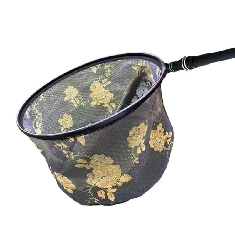 Rete da pesca Rete per trota Nano Mesh in dimensioni 35/40/45cm Ispessimento Rete per stagno Rete da pesca per trota portatile ad asciugatura rapida per acqua dolce